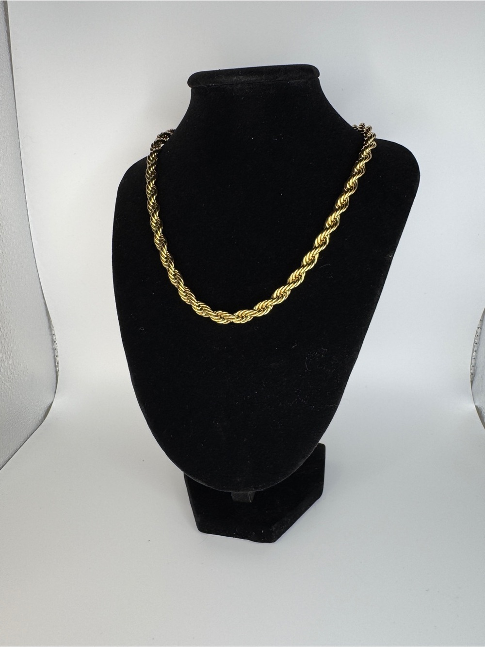 Classic Gold-Tone Rope Chain Necklace - Women Jewelry